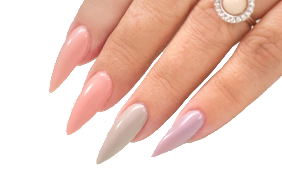 Sculptured nail extensions